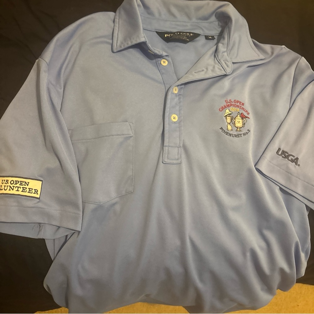 Two golf polos for price of 1 size medium polo Ralph Lauren and Adidas